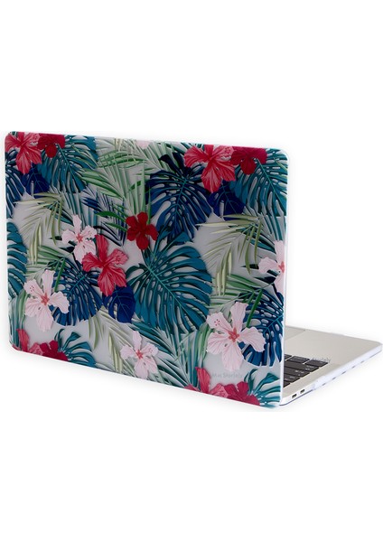 Macbook Air Kılıf 13 inç Flower01NL (Eski USB'li Model 2010-2017) A1369 A1466 ile Uyumlu