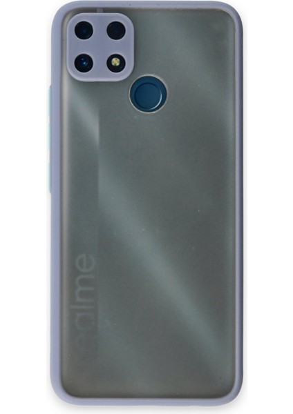 Realme C25S Kılıf Montreal Silikon Kapak - Gri 300099