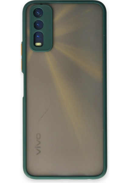 Vivo Y20 Kılıf Montreal Silikon Kapak - Yeşil 300099