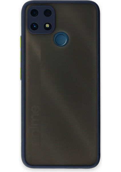Realme C25 Kılıf Montreal Silikon Kapak - Lacivert 300099