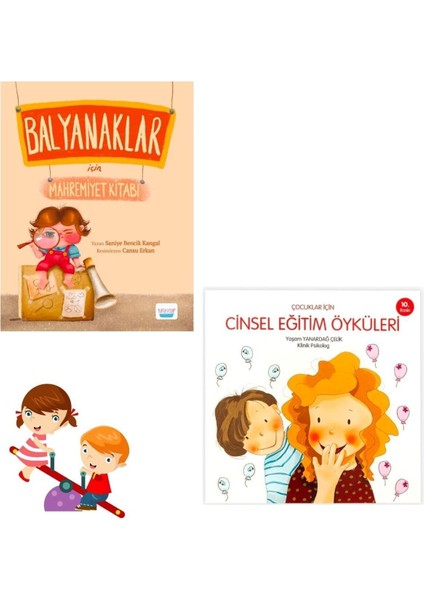 2 Kitap Set - Cinsel Eğitim Öyküleri- Saniye Bencik Kangal Balyanaklar Için Mahremiyet Kitabı