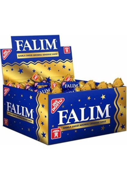 Falım Tekli Sakız 5 Kutu Toplam 500 Adet