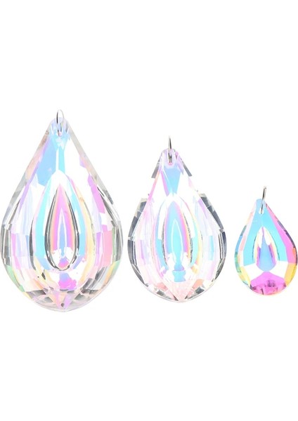 Renk 1 Stil 50 mm Gökkuşağı Kristal Prizma Suncatcher Asılı Dekorasyon Kolye Prizma Lamba Parçaları Asılı Süsler Ev Düğün Parti Dekorasyon (Yurt Dışından) modelleri
