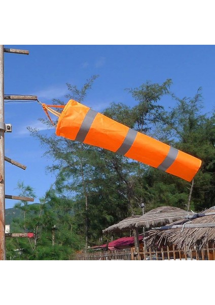 Küçük Stil 1 Adet Havaalanı Windsock Rüzgar Ölçümü Uzun Yansıtıcı Rip-Stop Açık Gökkuşağı Rüzgar Ölçümü Çorap Çanta Kemerli En Yeni (Yurt Dışından)