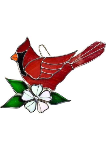 I-1pcs Tarzı Kardinal Kuş Bahçe Dekorasyon Açık Asılı Rüzgar Çanları Pencere Duvar Kolye Dekor Balkon Süslemeleri Decoration De Jardin (Yurt Dışından)