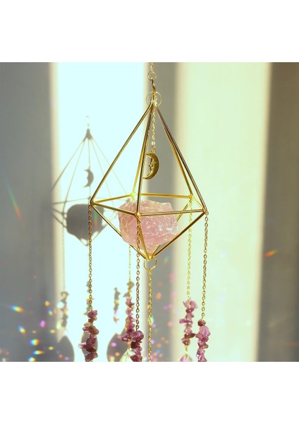 Asılı Dekor 01 Stili Kristal Windchime Süsleme Parlak Ay Kolye Güneş Yakalayıcılar Asılı Doğal Taş Gökkuşağı Yapıcı Açık Bahçe Pencere Ev Dekor (Yurt Dışından) fırsatları