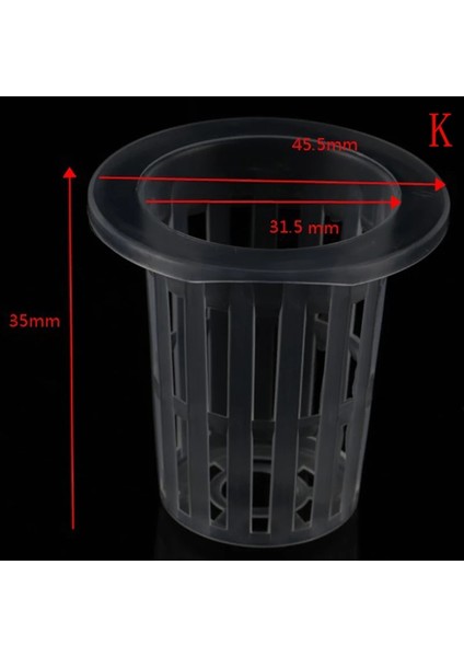 K Tarzı Mesh Pot Net Fincan Sepeti Topraksız Aeroponik Bitki Büyümek Bahçe Bahçe Aracı (Yurt Dışından)