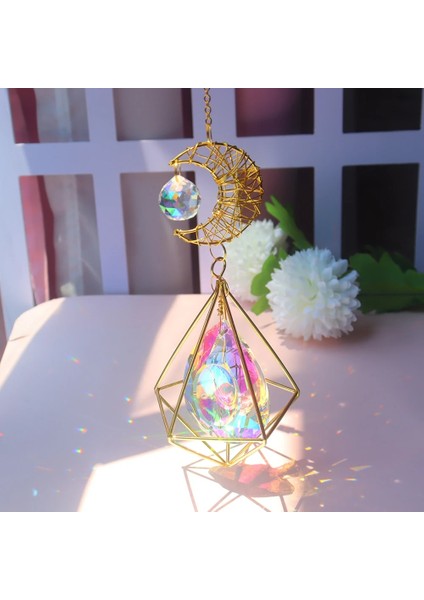 C Stili Kristaller Rüzgar Çanı Prizma Güneş Işığı Yakalayıcı El Yapımı Mücevherat Bahçe Asılı Kolye Süsleme Pencere Perde Ev Dekorasyonu (Yurt Dışından) modelleri