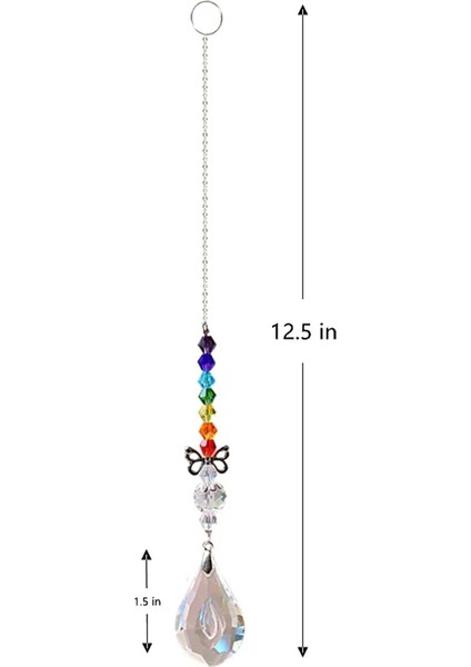 O Tarzı Dıy Kristal Güneş Yakalayıcılar Avize Kristaller Top Prizma Kolye Gökkuşağı Maker Asılı Çakra Cascade Sunburst (Yurt Dışından)