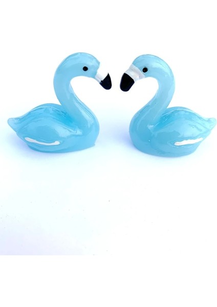 2 Adet Mavi Stil Flamingo Heykelcik Oyuncak Ev Dekorasyon Moss Teraryum Succelent Dollhouse Aksesuar El Sanatları Hediye Minyatür Peri Bahçe Aksesuarı (Yurt Dışından)