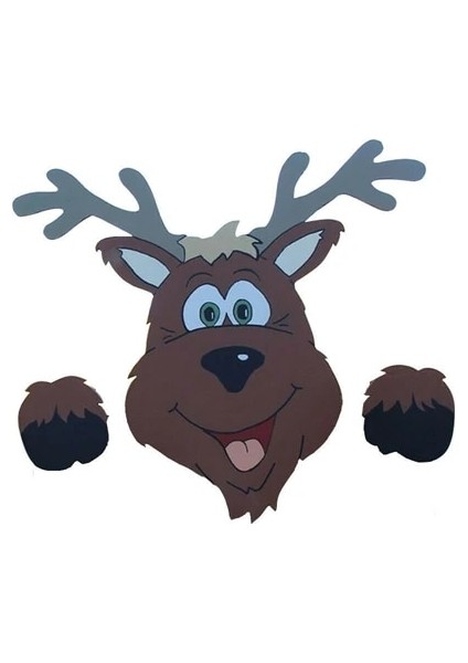 B Tarzı Noel Baba Çit Peeker Noel Bahçe Dekorasyonu Noel Avlu Ahşap Bahçe Yard Sanat Komik Çit Noel Partisi Dekoru (Yurt Dışından)