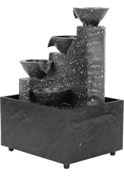 Çeşme Süsleme Stili LED Masaüstü Çeşme Heykelleri Ev USB Şarj Dekorasyon Oturma Odası Çalışma Yeni Çeşme Süs Pil Dahil Değildir (Yurt Dışından) modelleri