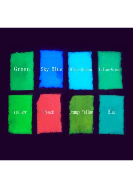 Turkuaz Tarzı 10G Parti Dıy Floresan Aydınlık Parçacıklar Glow Pigment Parlak Çakıl Noctilucent Kum Karanlıkta Parlayan Kum Tozu El (Yurt Dışından)
