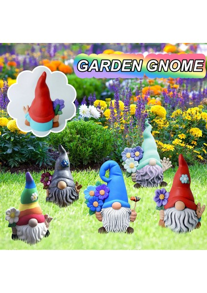 E Stili 1 Adet Bahçe Gnome Heykeli Gnome Açık Karşılama Işareti El-Boyalı ve Özel Kaplama Hava Koşullarına Dayanıklı Güneşten Korunma Açık Dekor (Yurt Dışından) fiyatları
