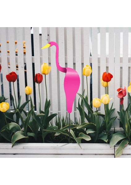 Yeşil Stil Kaprisli Kuş Pembe Flamingo Ev Bahçe Dekorasyon Girdap Kesinlikle Muhteşem Benzersiz Dinamik Dönen Kuş Girdap Kuş Sahne (Yurt Dışından) modelleri