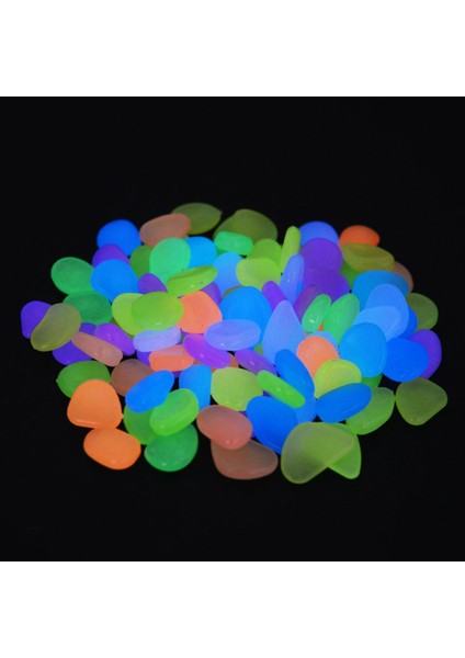 Yeşil Stil 100 Adet Adet Karanlıkta Glow Bahçe Çakıllar Glow Stones Yürüyüş Yolları Için Kayalar Bahçe Yolu Veranda Çim Bahçe Yard Dekor Aydınlık Taş (Yurt Dışından) modelleri