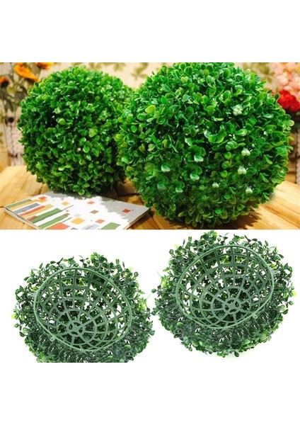 15CM Tarzı Yapay Bitki Topu Topiary Ağacı Şimşir Ev Açık Düğün Parti Dekorasyon Yapay Şimşir Topları Bahçe Yeşil Bitki (Yurt Dışından) indirimleri