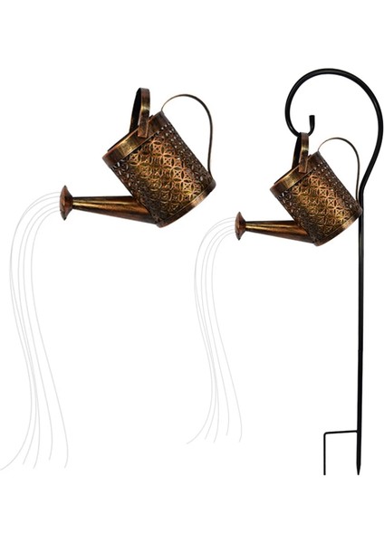 Braket Stili ile Ben Işıklı Sanat Sulama Kovası, Suya Dayanıklı Şelale Işıkları Açık Kapalı Ağaç Dekorasyonu Için Çalıştırılır Peri Işık Bahçe Dekoru (Yurt Dışından) fırsatları