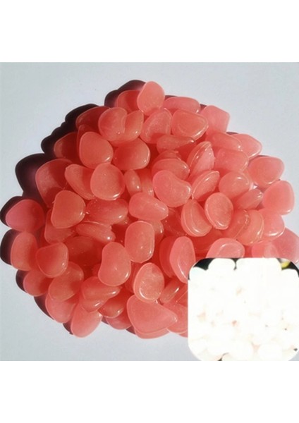 Pembe Stil 20 Adet Bahçe Dekoru Aydınlık Taşlar Karanlıkta Parlıyor Dekoratif Çakıllar Açık Balık Tankı Dekorasyonu Çakıl Taşları Akvaryum Karışımı Renk (Yurt Dışından)