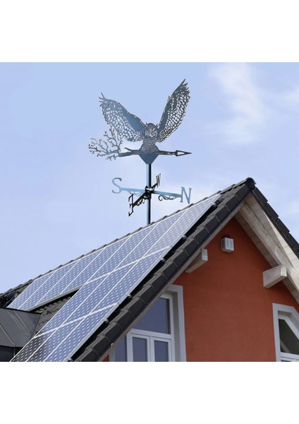 Klasik Çiftlik Evi Kulübe Çatı Dağı Rüzgar Gülü Siyah Hayvan Yel Değirmenleri Rüzgar Göstergesi Metal Sanat El Sanatları Rüzgar Gülü Süsleme (Yurt Dışından) fırsatları
