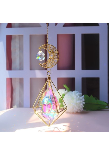 Ben Stil Yeni Kristal Rüzgar Çanı Güneş Prizmaları Cam Avize Kolye Güneş Yakalayıcılar Açık Kapalı Bahçe Rüzgar Çanları Için Asılı Damla (Yurt Dışından)