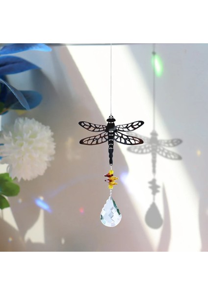 Kelebek Tarzı Kristal Güneş Prizmalar Cam Avize Güneş Sinek Kuşu Baykuş Rüzgar Çanları Gökkuşağı Chaser Asılı Yakalayıcı Perde Kolye Dekorasyon (Yurt Dışından) fırsatları