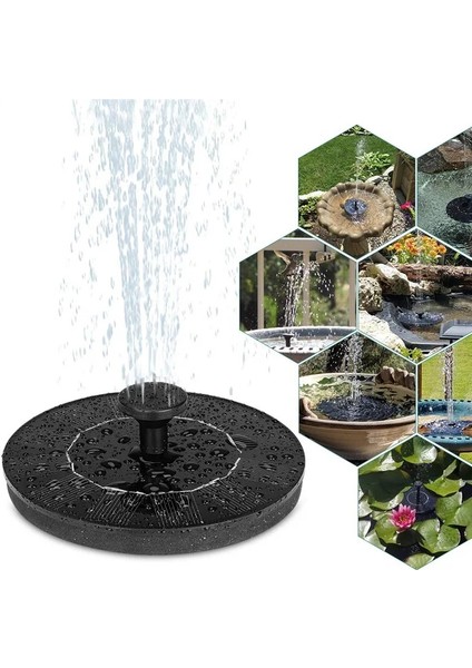 1 Adet Tarzı Yüzer Güneş Fıskiyesi Bahçe Su Fıskiyesi Gölet Dekor Güneş Paneli Powered Çeşme Su Pompası Bahçe Veranda Çim Dekorasyon (Yurt Dışından) fiyatları
