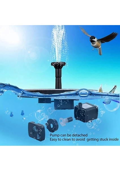 1 Adet Tarzı Yüzer Güneş Fıskiyesi Bahçe Su Fıskiyesi Gölet Dekor Güneş Paneli Powered Çeşme Su Pompası Bahçe Veranda Çim Dekorasyon (Yurt Dışından) modelleri