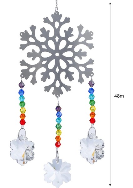 S Tarzı Kristal Rüzgar Çanı Kristal Asılı Prizma Süsleme Dream Catcher Kaplama Güneş Yakalayıcılar Açık Bahçe Rüzgar Çanları Için Asılı Dekor (Yurt Dışından)