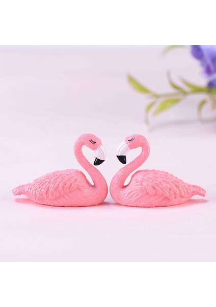 2 Adet Pembe Stil Flamingo Heykelcik Oyuncak Ev Dekorasyon Moss Teraryum Succelent Dollhouse Aksesuar El Sanatları Hediye Minyatür Peri Bahçe Aksesuarı (Yurt Dışından) indirimleri
