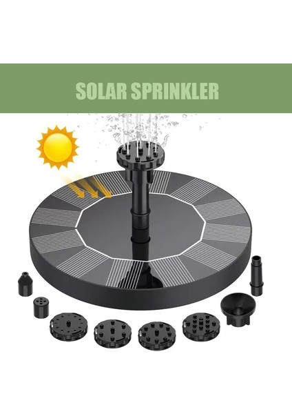 13CM 2 Adet Kıtı Stili Mini Güneş Su Çeşmesi Havuz Şelale Çeşmesi Bahçe Dekorasyonu Açık Kuş Banyosu Güneş Enerjili Yüzer Su Avlu (Yurt Dışından) fiyatları