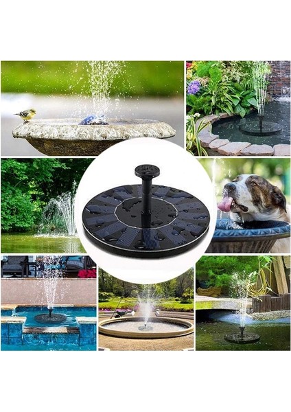 13CM 2 Adet Kıtı Stili Mini Güneş Su Çeşmesi Havuz Şelale Çeşmesi Bahçe Dekorasyonu Açık Kuş Banyosu Güneş Enerjili Yüzer Su Avlu (Yurt Dışından) modelleri