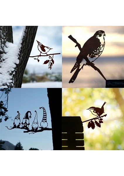 N38 Stili 21 Çeşit Metal Art En Erf Tuin Decoratie Metalen Vogel Art Garden Açık Vogel Decoratie Art Decoratie Yard (Yurt Dışından) fırsatları
