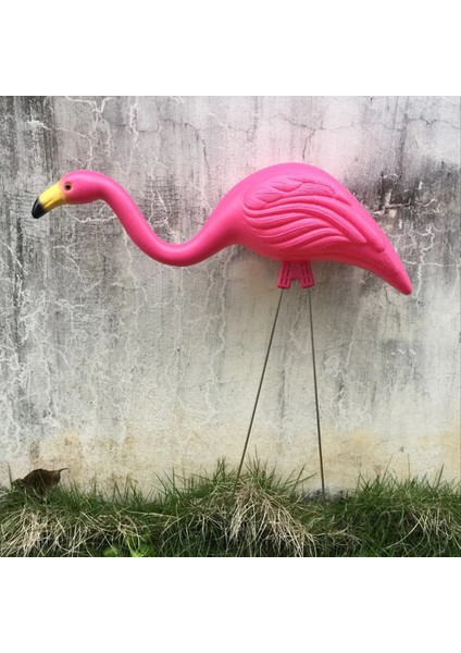 Yukarıya Bakma Stili 3 Çeşit Pembe Plastik Gerçekçi Sevimli Flamingo Yard Bahçe Çim Balkon Dekorasyonu Gerçekçi Hayvan Süsleri (Yurt Dışından) modelleri