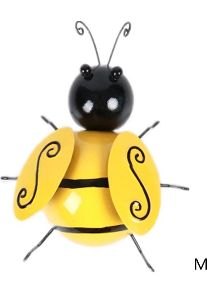 D Stili Bumble Bee Bahçe Aksan Yard Çit 3D Heykel Süsler Duvar Ev Asılı Dıy Süs Bahçe Dekor Heykeller (Yurt Dışından)