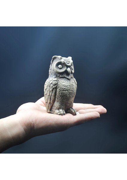 Kahverengi Tarzı 6CMX10CM Ev Dekorasyon Baykuş Gerçekçi Hayvan Korkuluk Dekorasyon Ev Çim Bahçe Dekorasyon Sanat Heykel Bahçe Heykeli El Sanatları Oyuncaklar (Yurt Dışından)