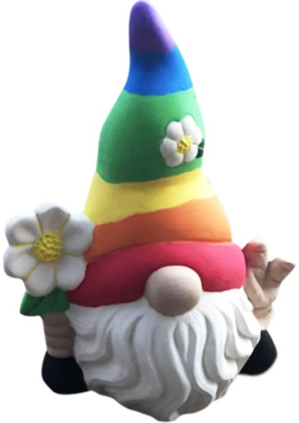 C Stili 1 Adet Bahçe Gnome Heykeli Gnome Açık Karşılama Işareti El-Boyalı ve Özel Kaplama Hava Koşullarına Dayanıklı Güneşten Korunma Açık Dekor (Yurt Dışından) fırsatları