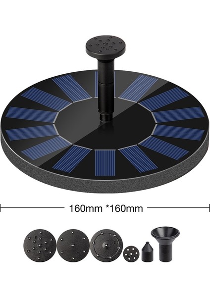 16CM Tarzı Açık Güneş Fıskiyesi Bahçe Fıskiyesi Güneş Enerjisi Fıskiyesi Kapalı Güneş Enerjisi Su Pompası Fıskiyesi Havuzşelale Bahçe Dekorasyonu (Yurt Dışından)