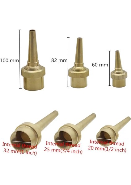 3ı4 Inç Stili Süs Pirinç Düz Jet Fıskiye Nozulları Bahçe Peyzaj Radyal Su Sütunu Ayarlanabilir Sprinkler (Yurt Dışından) modelleri