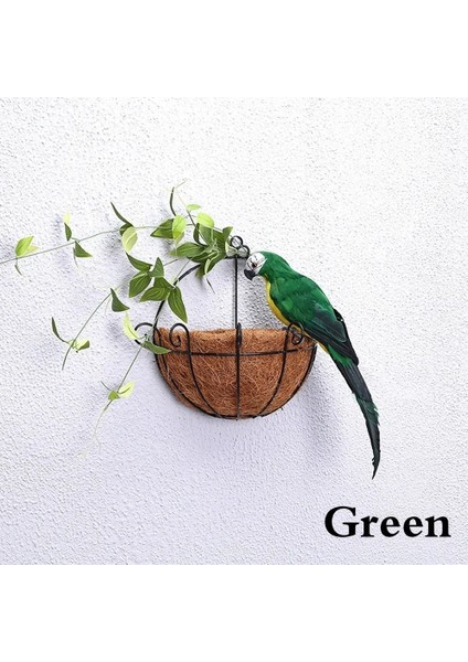 Gül Tarzı 25 cm cm El Yapımı Simülasyon Papağan Yaratıcı Tüy Çim Heykelcik Süsleme Hayvan Kuş Bahçe Kuş Prop Dekorasyon Minyatür (Yurt Dışından) modelleri