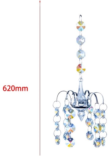 N Tarzı Kristal Rüzgar Çanı Kristal Asılı Prizma Süsleme Dream Catcher Kaplama Güneş Yakalayıcılar Açık Bahçe Rüzgar Çanları Için Asılı Dekor (Yurt Dışından)