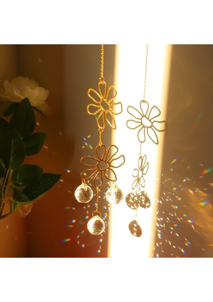 D Stili Kristal Rüzgar Çanı Kristal Asılı Prizma Süsleme Dream Catcher Kaplama Güneş Yakalayıcılar Açık Bahçe Rüzgar Çanları Için Asılı Dekor (Yurt Dışından)
