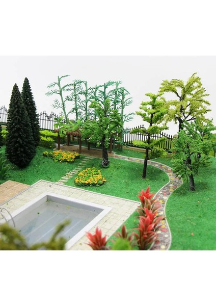 No.1 Tarzı 25X25CM Ince Yapay Çimler Peyzaj Çim Mat Model Tren Için Yapışkanlı Değil Kağıt Çim Sahte Çim Dekorasyon Bahçe Aksesuarları (Yurt Dışından)