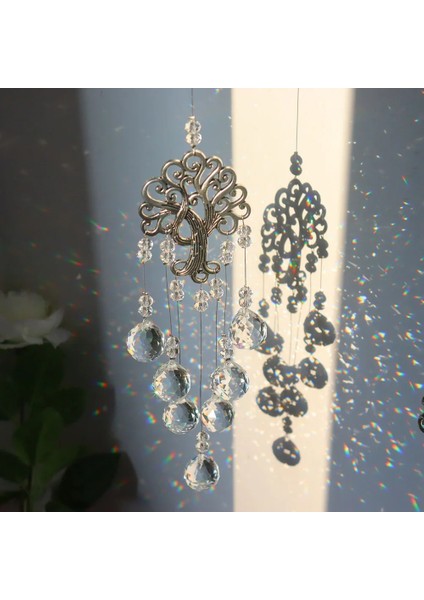 Bir Stil Kristal Rüzgar Çanı Kristal Asılı Prizma Süsleme Dream Catcher Kaplama Güneş Yakalayıcılar Açık Bahçe Rüzgar Çanları Için Asılı Dekor (Yurt Dışından)