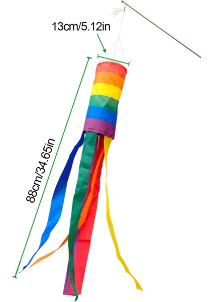 No.11 Stili Beyaz ve Kırmızı Fluoerscence Suya Dayanıklı Rüzgar Çorabı Rüzgar Kol Suya Dayanıklı Rüzgar Gülü Rüzgar Çantası Ölçeği Havaalanı Rüzgar Çorabı Rüzgar Oku (Yurt Dışından)