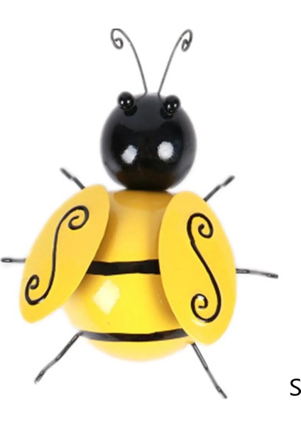 C Stili Bumble Bee Bahçe Aksan Yard Çit 3D Heykel Süsler Duvar Ev Asılı Dıy Süs Bahçe Dekor Heykeller (Yurt Dışından)