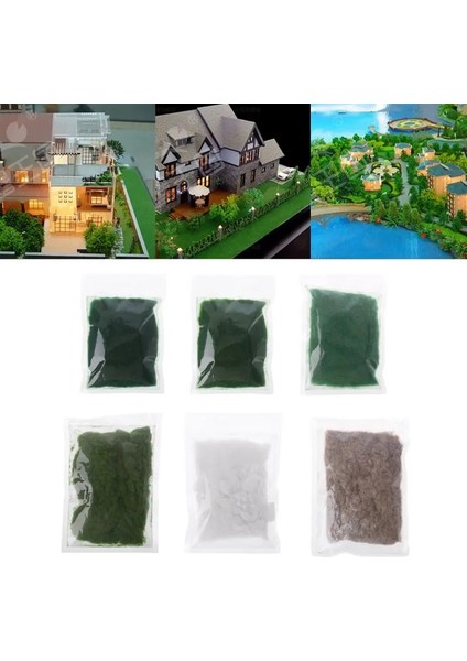 No.3 Tarzı Yapay Çim Tozu Mikro Peri Bahçe Peyzaj Dekoru Dıy Aksesuarları 1 Torba (30G) (Yurt Dışından)