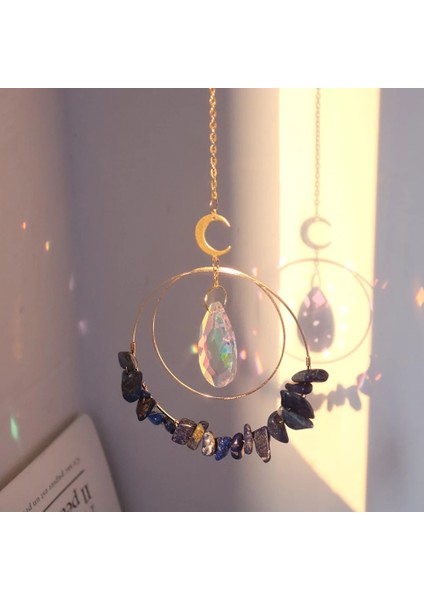 Ben Stil Kristal Rüzgar Çanı Kristal Asılı Prizma Süsleme Dream Catcher Kaplama Güneş Yakalayıcılar Açık Bahçe Rüzgar Çanları Için Asılı Dekor (Yurt Dışından)