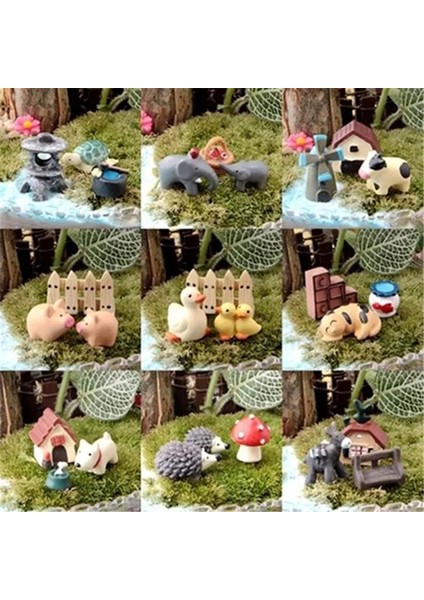 No.9 Tarzı 3 Adet Dollhouse Bonsai Craft Mikro Peyzaj Dıy Saksı Minyatür Dekorasyon Bahçe Süsleme Minyatür Peri Bahçe Dekor (Yurt Dışından) fiyatları