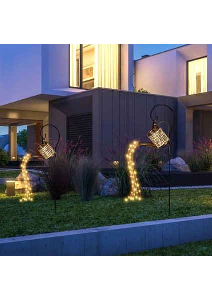 No.1 Tarzı LED Sulama Kovası Güneş Işığı Peri Dize Lambası Açık Su Geçirmez Yard Sanat Süsleme Bahçe Dekorasyonu Park Aydınlatması (Yurt Dışından) fırsatları